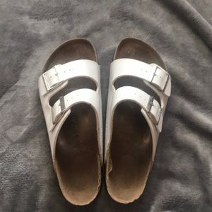 white birkenstock’s for sale!!!!